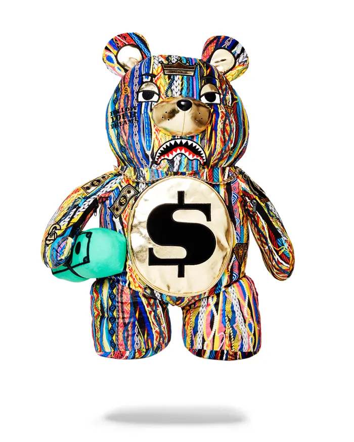SPRAYGROUND Backpacks THE GOLDEN AGE MONEYBEAR TEDDYBEAR BACKPACK 8211 Universal
