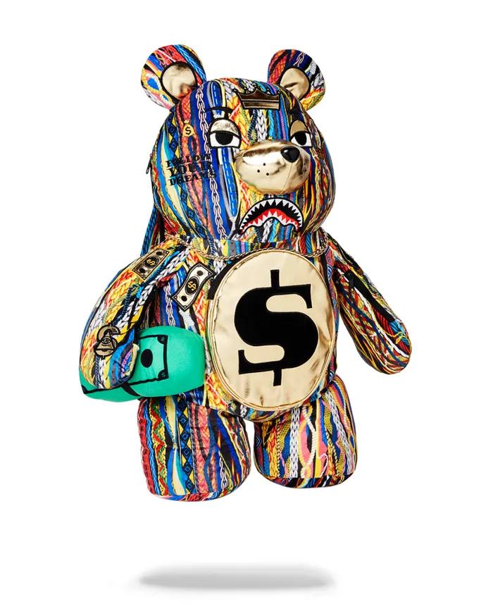 SPRAYGROUND Backpacks THE GOLDEN AGE MONEYBEAR TEDDYBEAR BACKPACK 8211 Universal