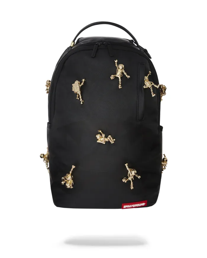 SPRAYGROUND Backpacks THE LOST IN SPACE BACKPACK 10 3D GOLD METAL ASTRONAUTS 8211 Universal