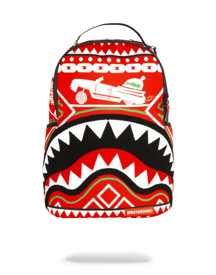 SPRAYGROUND Backpacks UGLY SWEATER SHARK 8211 Universal