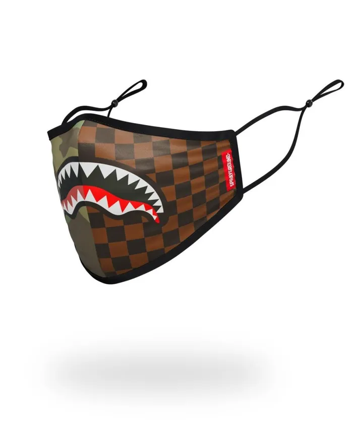 SPRAYGROUND Face Masks ADULT CHECKS and CAMO FORM FITTING FACE MASK 8211 Universal SPRAYGROUND Face Masks ADULT CHECKS and CAMO FORM FITTING FACE MASK 8211 Universal