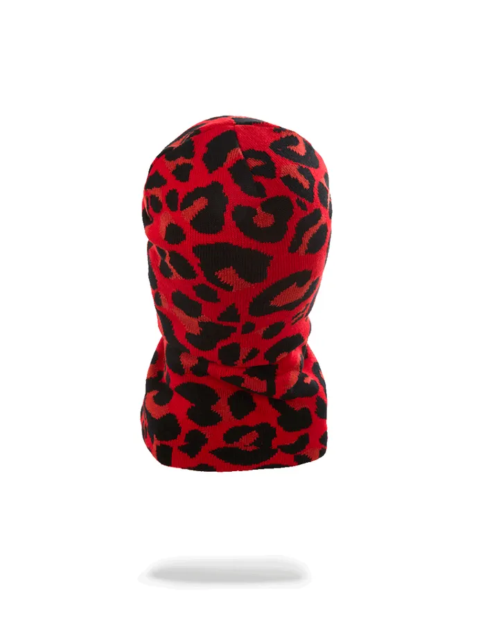 SPRAYGROUND Ski Masks RED LEOPARD GOLD SHARK MOUTH SKI MASK 8211 Universal SPRAYGROUND Ski Masks RED LEOPARD GOLD SHARK MOUTH SKI MASK 8211 Universal