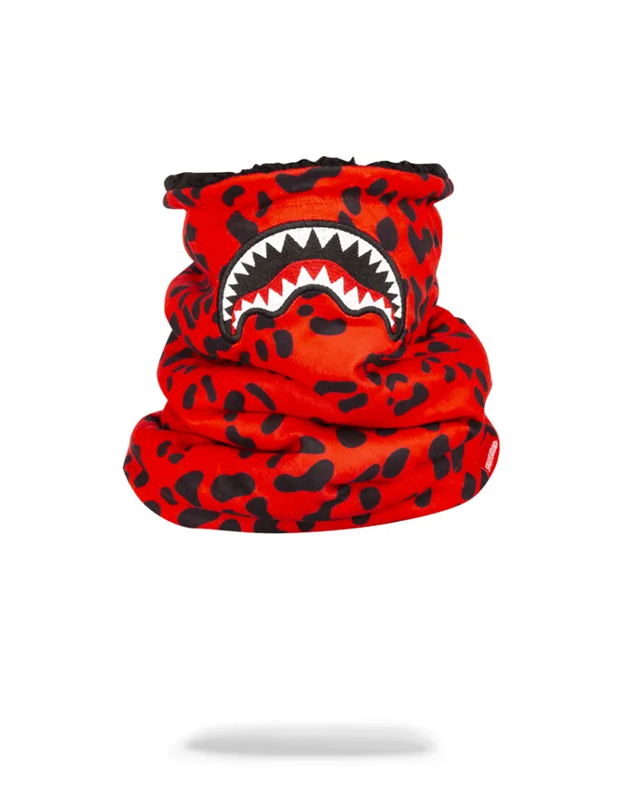 SPRAYGROUND Ski Masks RED LEOPARD NECK WARMER 8211 Universal