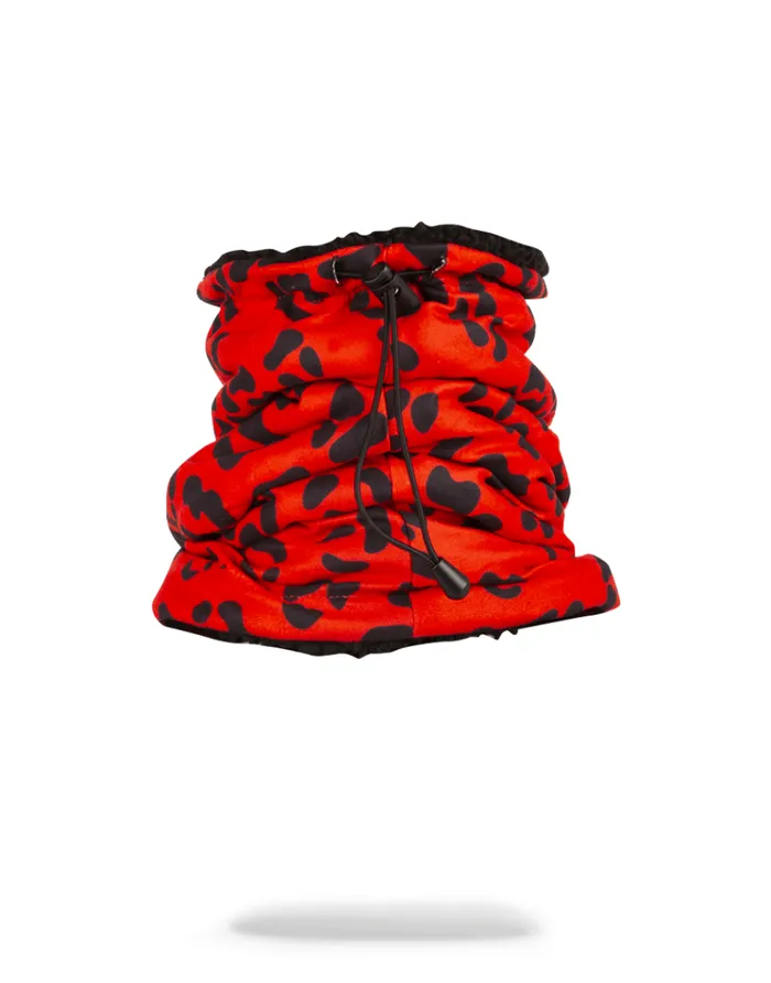 SPRAYGROUND Ski Masks RED LEOPARD NECK WARMER 8211 Universal