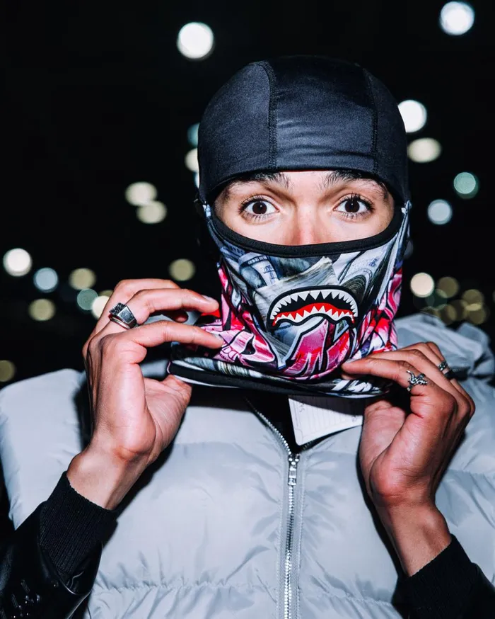 SPRAYGROUND Ski Masks TASHED SKI MASK 8211 Universal SPRAYGROUND Ski Masks TASHED SKI MASK 8211 Universal
