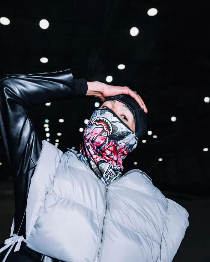 SPRAYGROUND Ski Masks TASHED SKI MASK 8211 Universal SPRAYGROUND Ski Masks TASHED SKI MASK 8211 Universal