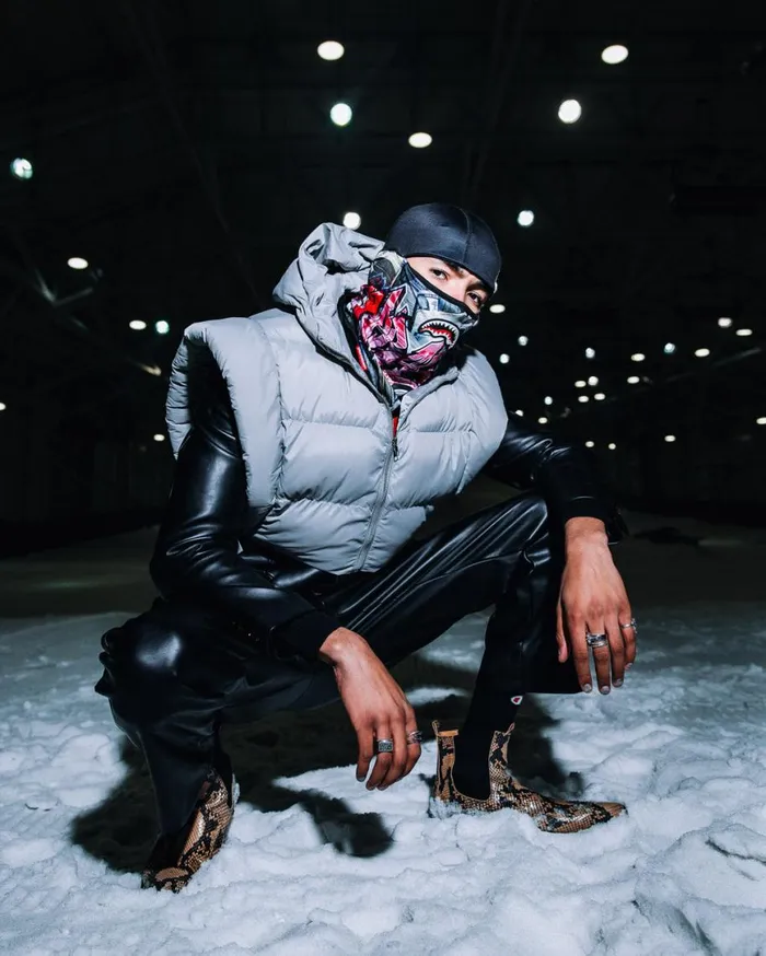 SPRAYGROUND Ski Masks TASHED SKI MASK 8211 Universal SPRAYGROUND Ski Masks TASHED SKI MASK 8211 Universal