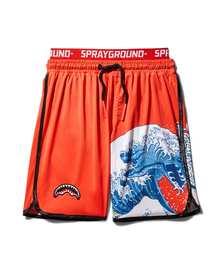 SPRAYGROUND Swimwear JAPAN WAVE CORTO SWIM TRUNKS RED 8211 Universal