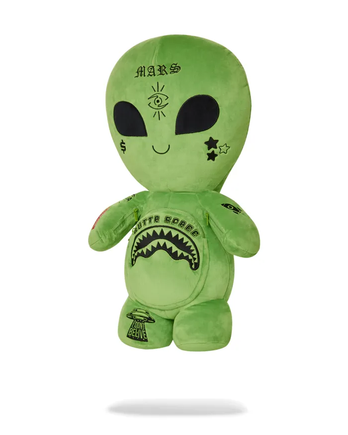 SPRAYGROUND Teddy Bear Backpacks ALIEN PLUSH BACKPACK 8211 Universal