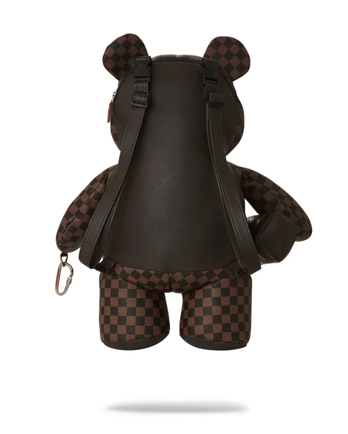 SPRAYGROUND Teddy Bear Backpacks CHECKMATE ROYALE MONEYBEAR TEDDYBEAR BACKPACK 8211 Universal