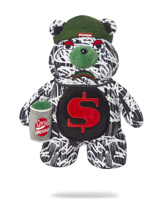 SPRAYGROUND Teddy Bear Backpacks NIGHT NIGHT MONEYBEAR TEDDYBEAR BACKPACK 8211 Universal