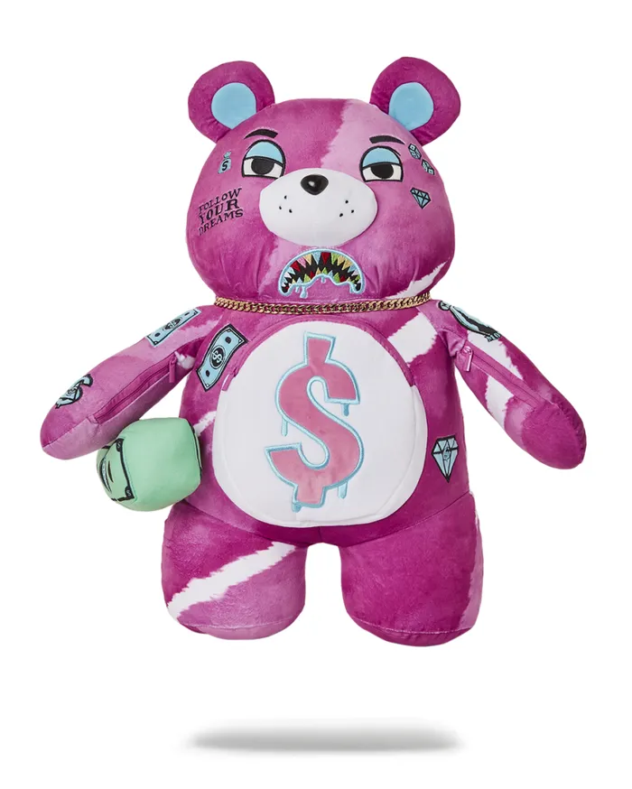 SPRAYGROUND Teddy Bear Backpacks PINK PUNK MONEYBEAR TEDDYBEAR BACKPACK 8211 Universal