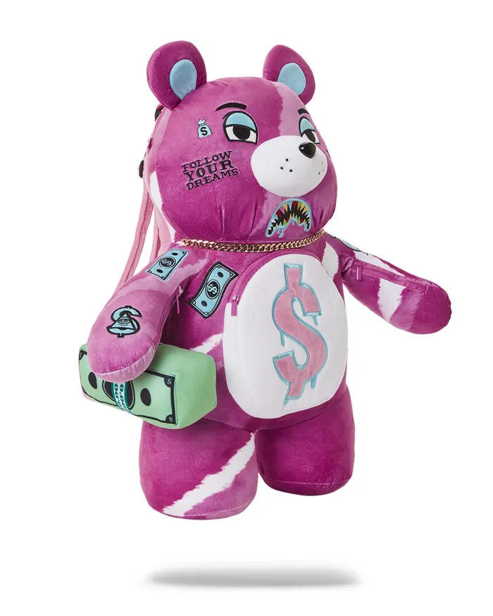 SPRAYGROUND Teddy Bear Backpacks PINK PUNK MONEYBEAR TEDDYBEAR BACKPACK 8211 Universal SPRAYGROUND Teddy Bear Backpacks PINK PUNK MONEYBEAR TEDDYBEAR BACKPACK 8211 Universal
