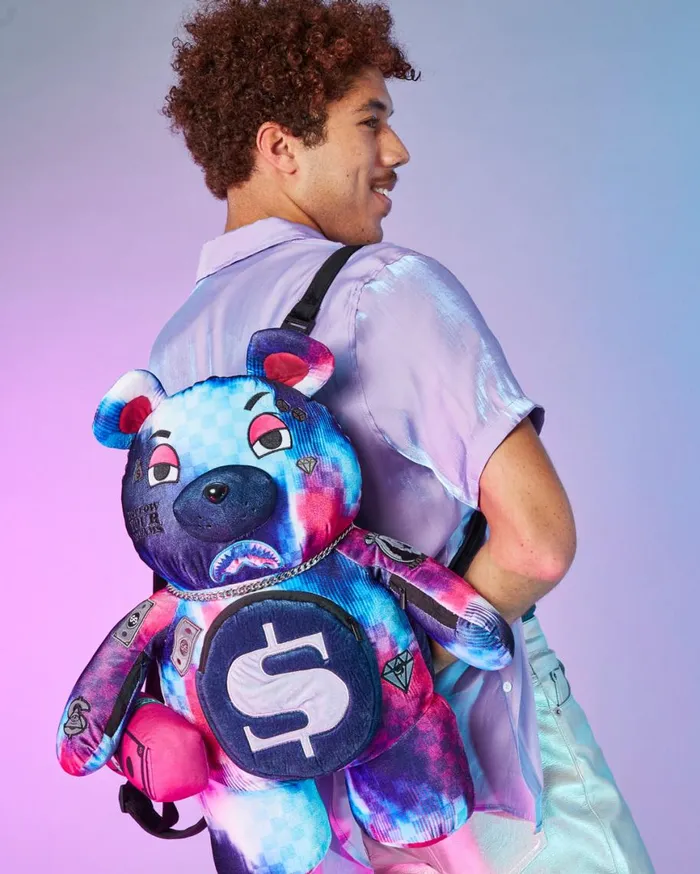 SPRAYGROUND Teddy Bear Backpacks SHARKCLUB ELECTRONICA MONEYBEAR TEDDYBEAR BACKPACK 8211 Universal SPRAYGROUND Teddy Bear Backpacks SHARKCLUB ELECTRONICA MONEYBEAR TEDDYBEAR BACKPACK 8211 Universal