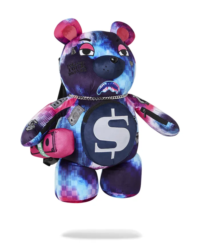 SPRAYGROUND Teddy Bear Backpacks SHARKCLUB ELECTRONICA MONEYBEAR TEDDYBEAR BACKPACK 8211 Universal SPRAYGROUND Teddy Bear Backpacks SHARKCLUB ELECTRONICA MONEYBEAR TEDDYBEAR BACKPACK 8211 Universal