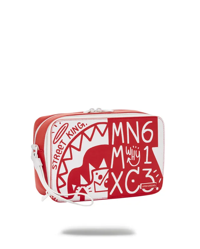 SPRAYGROUND Toiletries Aka Money Bags DANGER DANGER TOILETRY BAG 8211 Universal