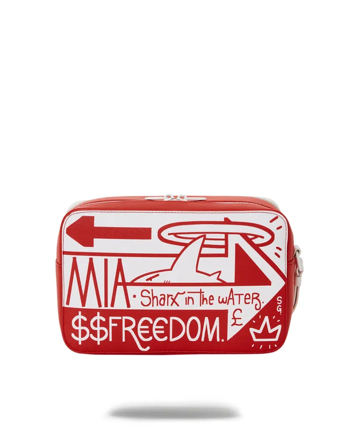 SPRAYGROUND Toiletries Aka Money Bags DANGER DANGER TOILETRY BAG 8211 Universal