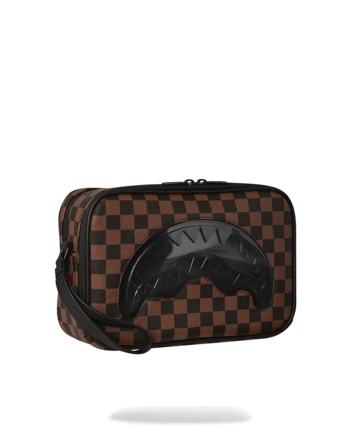 SPRAYGROUND Toiletries Aka Money Bags SHARKS IN PARIS CLEAR FOR TAKEOFF TOILETRY BAG 8211 Universal SPRAYGROUND Toiletries Aka Money Bags SHARKS IN PARIS CLEAR FOR TAKEOFF TOILETRY BAG 8211 Universal