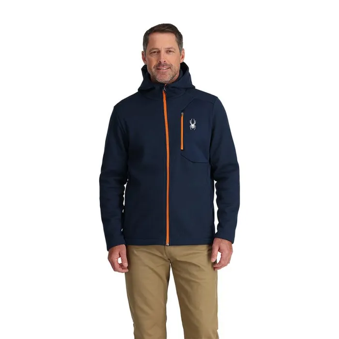 Spyder Fleece Bandit Hooded True Navy 8211 Mens