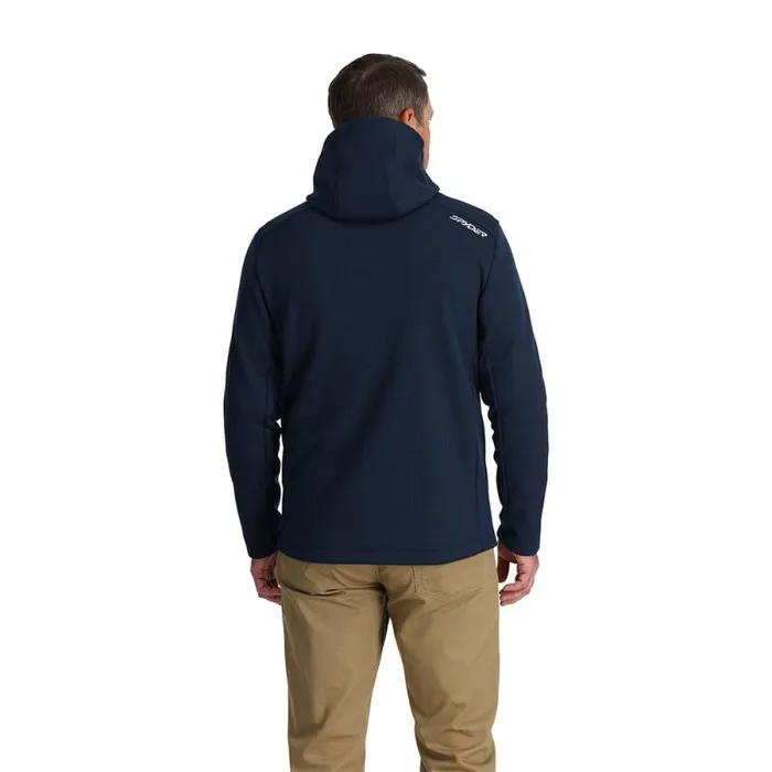 Spyder Fleece Bandit Hooded True Navy 8211 Mens
