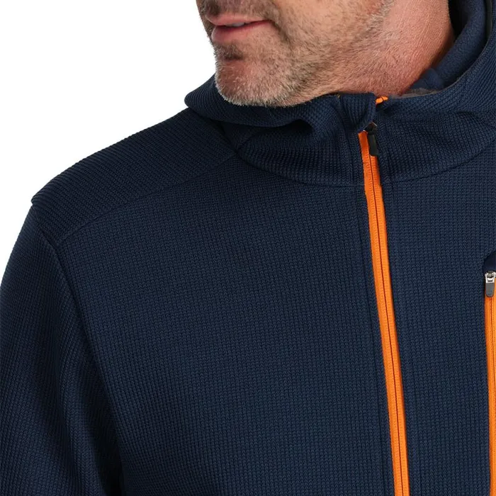 Spyder Fleece Bandit Hooded True Navy 8211 Mens