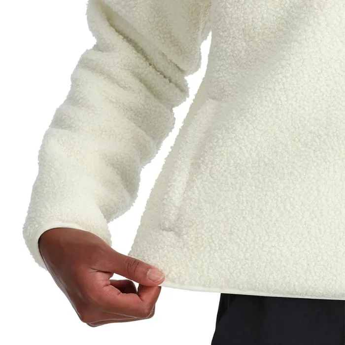 Spyder Fleece Cloud Pullover Snow 8211 Womens