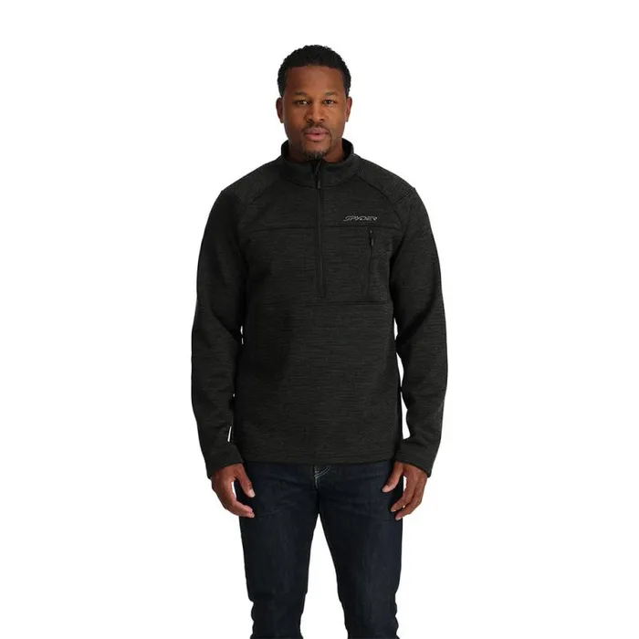 Spyder Fleece Encore Half Zip Black 8211 Mens