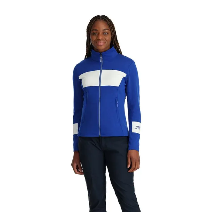Spyder Fleece Speed Full Zip Electric Blue 8211 Womens
