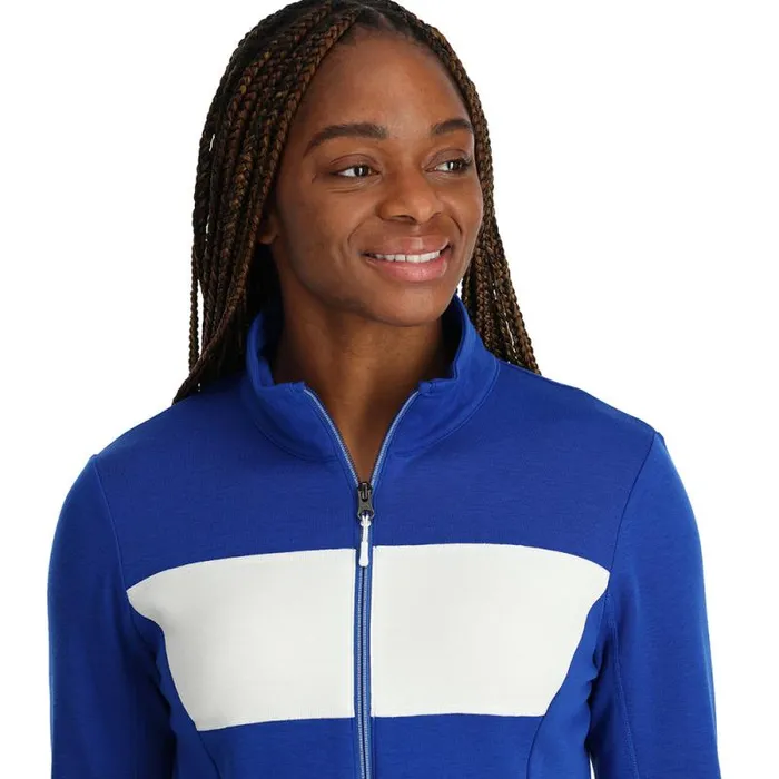 Spyder Fleece Speed Full Zip Electric Blue 8211 Womens