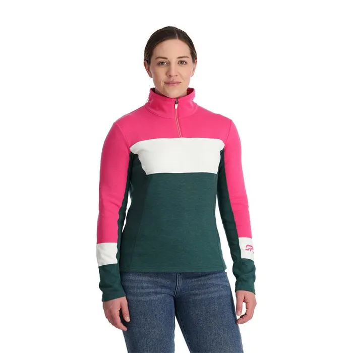 Spyder Fleece Speed Half Zip Cypress Green 8211 Womens