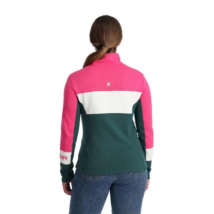Spyder Fleece Speed Half Zip Cypress Green 8211 Womens