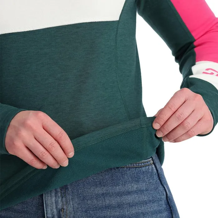 Spyder Fleece Speed Half Zip Cypress Green 8211 Womens