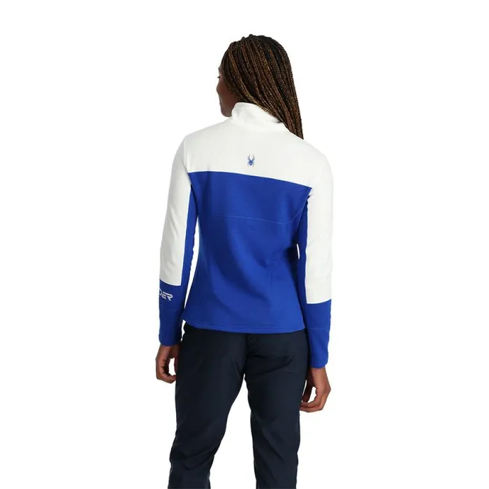 Spyder Fleece Speed Half Zip Electric Blue 8211 Womens