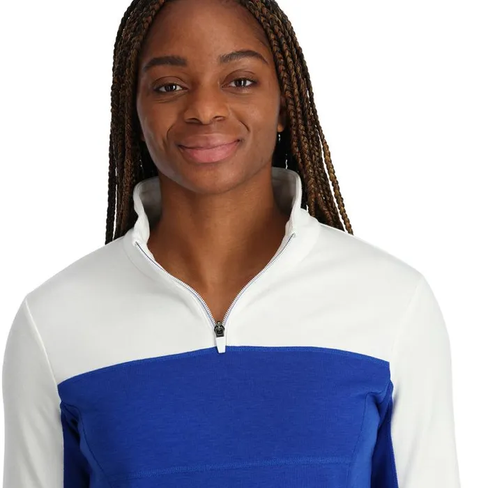 Spyder Fleece Speed Half Zip Electric Blue 8211 Womens