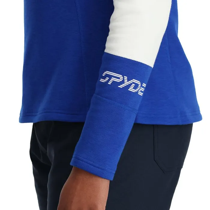 Spyder Fleece Speed Half Zip Electric Blue 8211 Womens