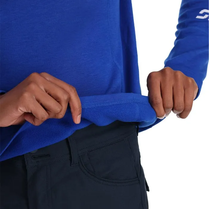 Spyder Fleece Speed Half Zip Electric Blue 8211 Womens