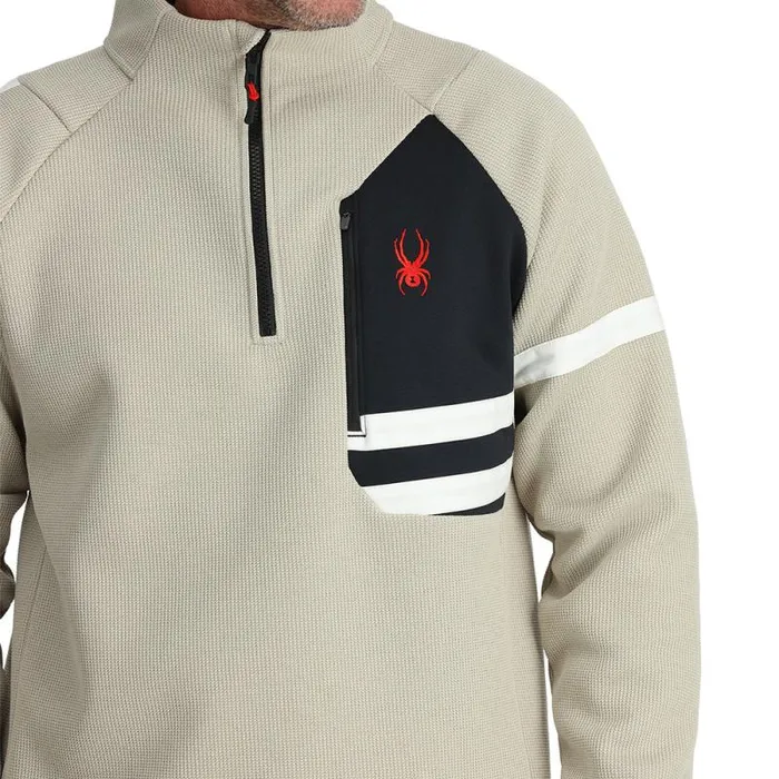 Spyder Fleece Wengen Bandit Half Zip Sandstorm 8211 Mens
