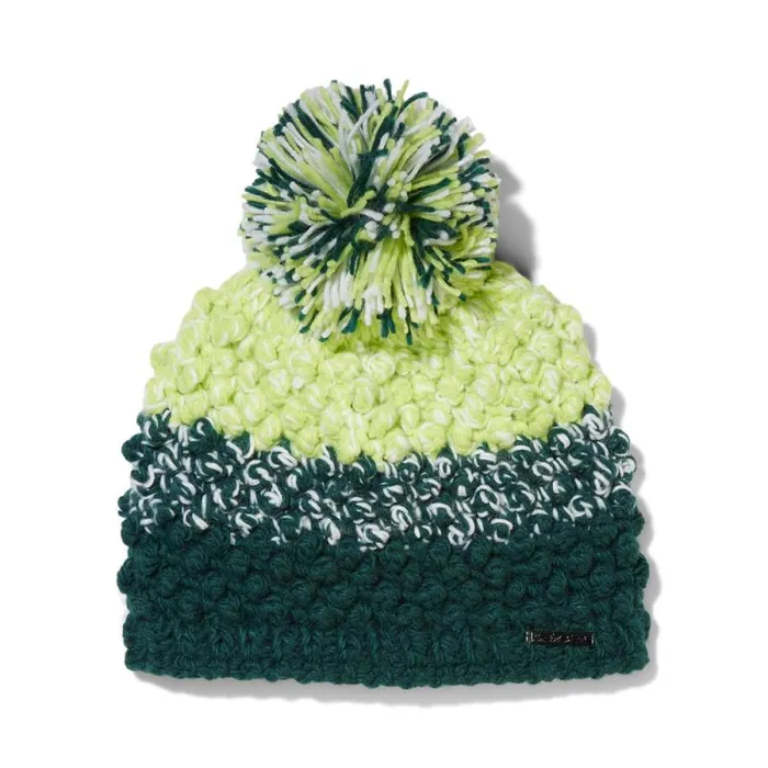 Spyder Hats Brrr Berry Pom Cypress Green 8211 Womens