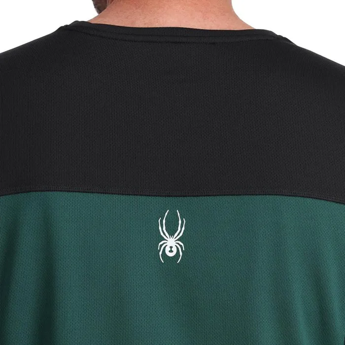 Spyder Layers Stretch Charger Crew Cypress Green 8211 Mens