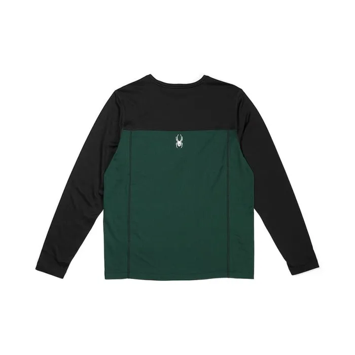 Spyder Layers Stretch Charger Crew Cypress Green 8211 Mens