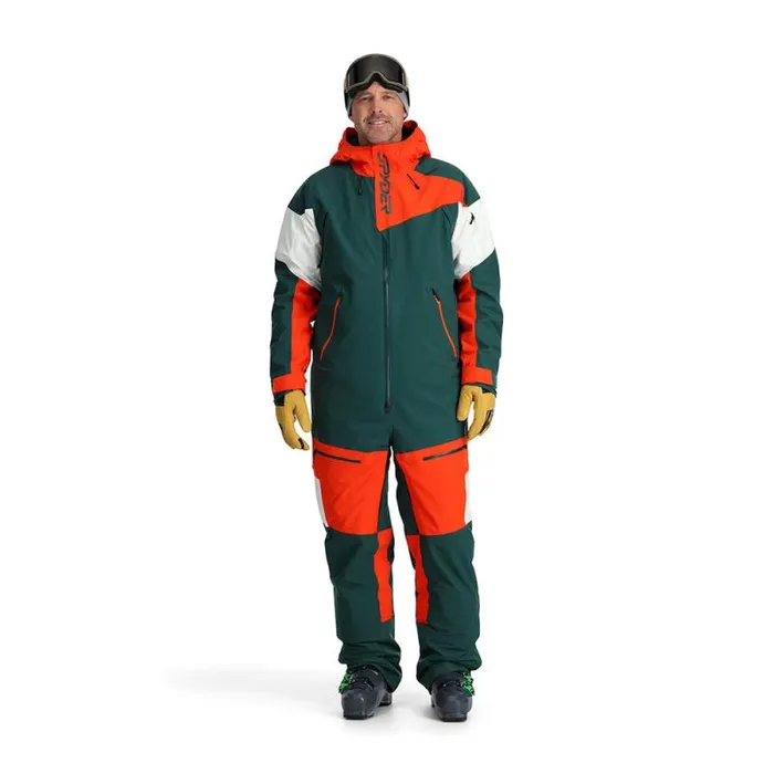 Spyder Snowsuits Utility Snowsuit Cypress Green 8211 Mens