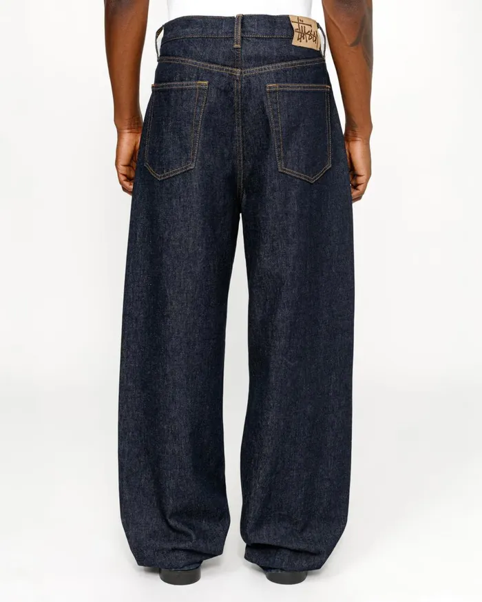 Stussy Denim RELAXED JEAN DENIM Rinsed Indigo 8211 MenWomen Stussy Denim RELAXED JEAN DENIM Rinsed Indigo 8211 MenWomen