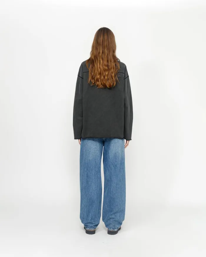 Stussy Knits FOOTBALL CREW PIGMENT DYED COTTON 8211 MenWomen