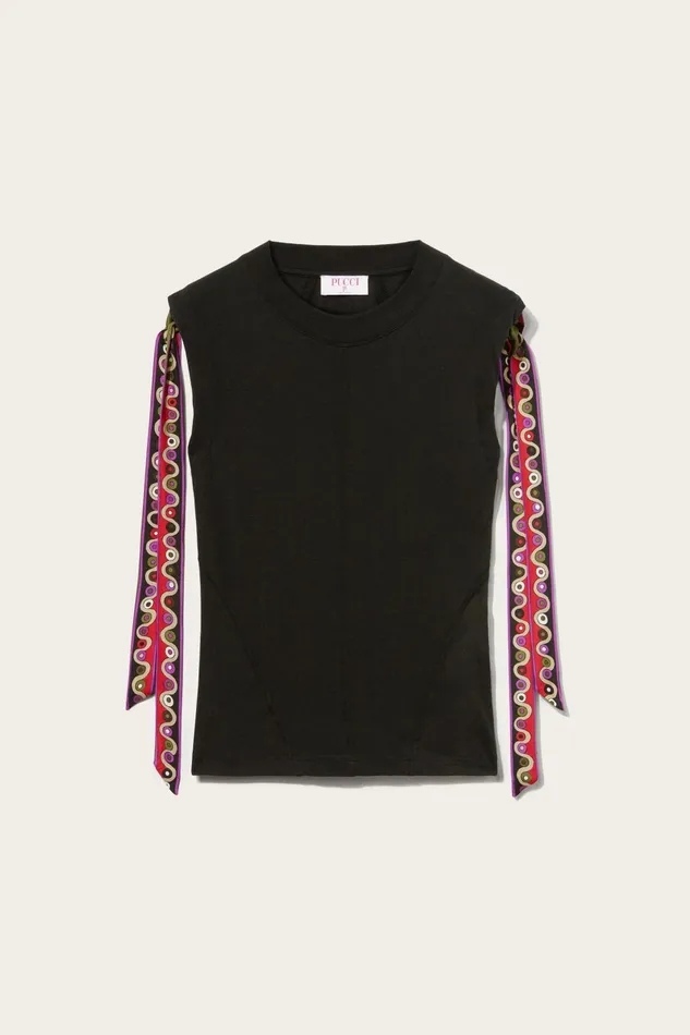 TShirts And Sweatshirts Women PUCCI IridePrint Cotton Tshirt