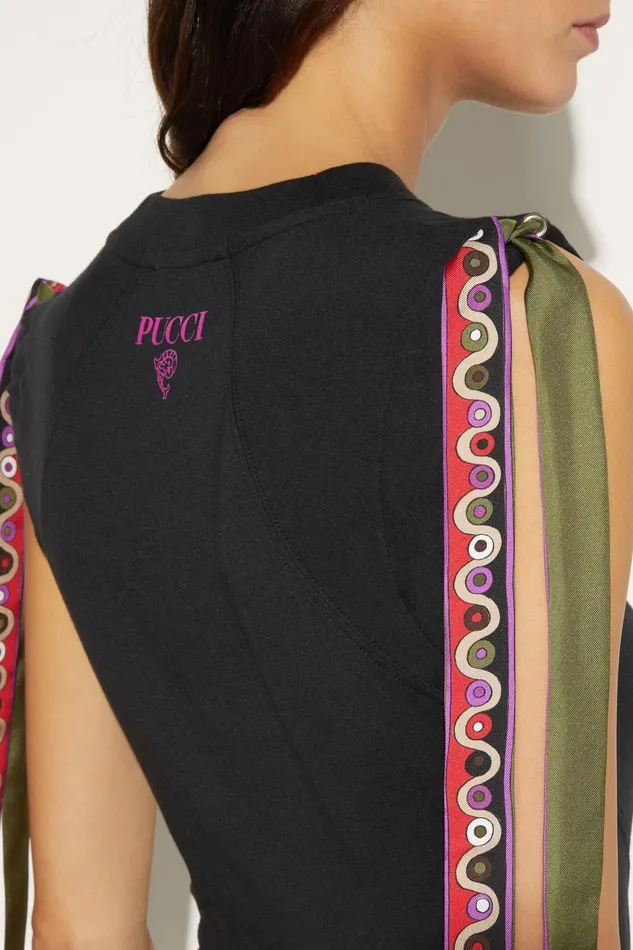 TShirts And Sweatshirts Women PUCCI IridePrint Cotton Tshirt