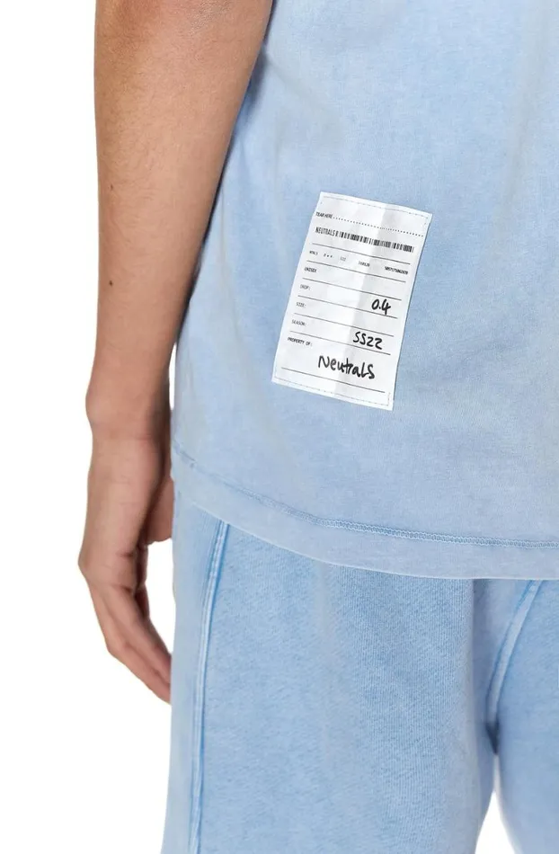 TShirts Men Jaded London NTRLS Powder Blue Oversized Tshirt