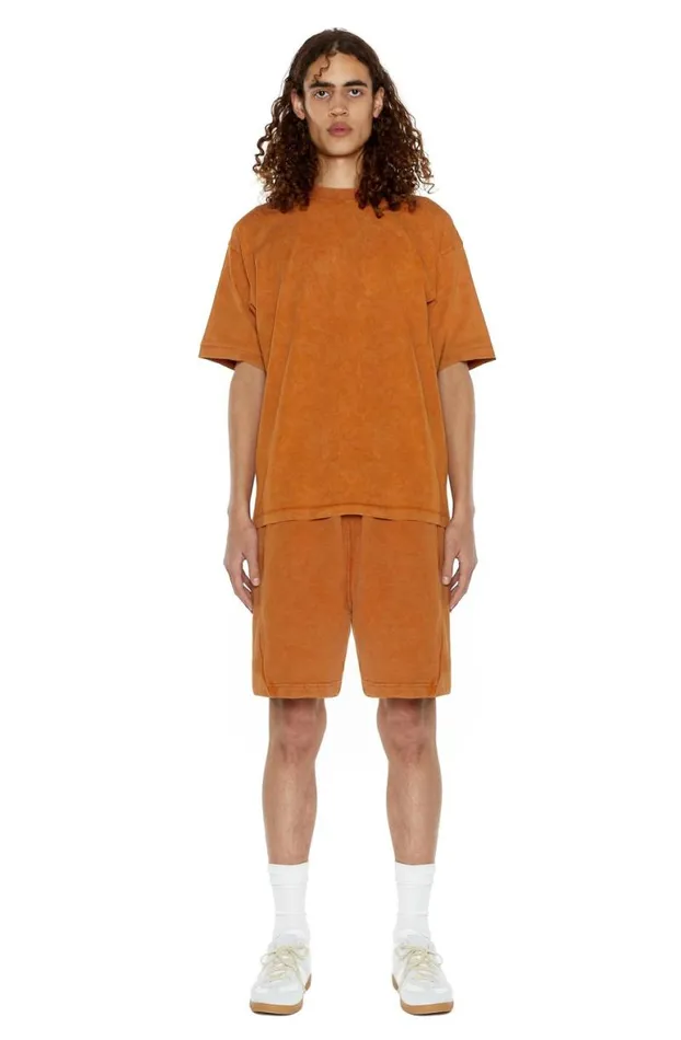 TShirts Men Jaded London NTRLS Rust Orange Oversized Tshirt