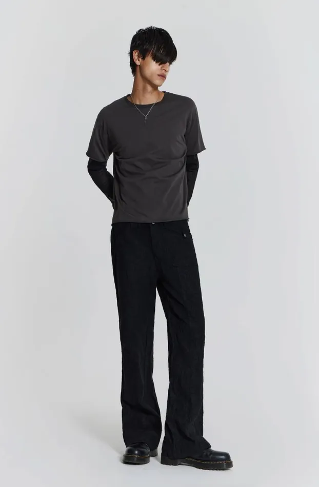 TShirts Men Jaded London Pitch Double Layer Tee