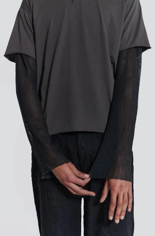 TShirts Men Jaded London Pitch Double Layer Tee