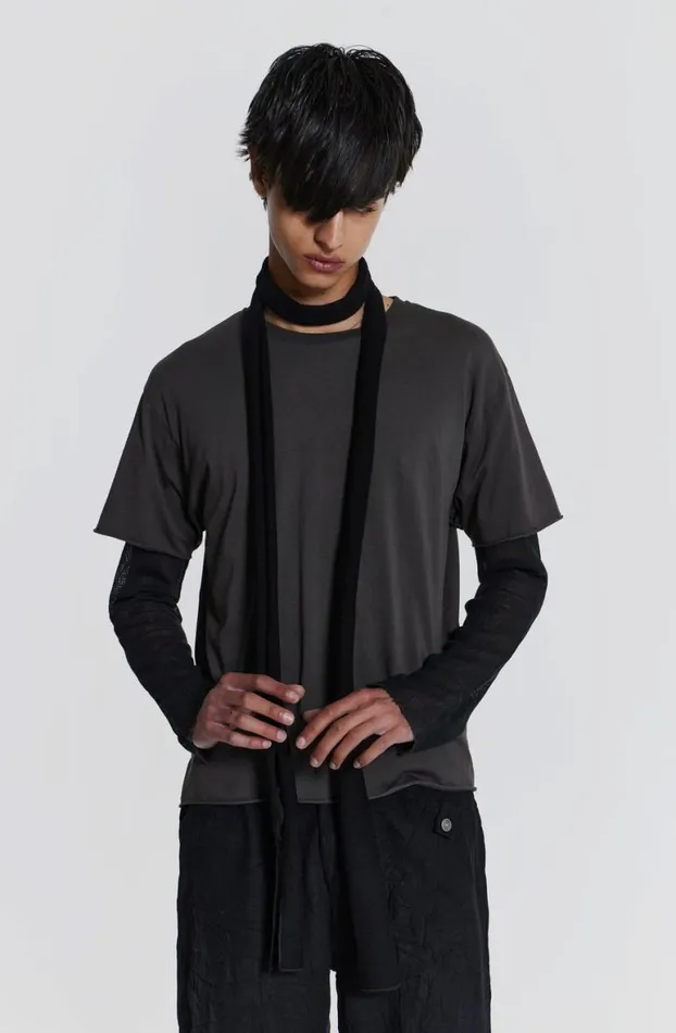 TShirts Men Jaded London Pitch Double Layer Tee